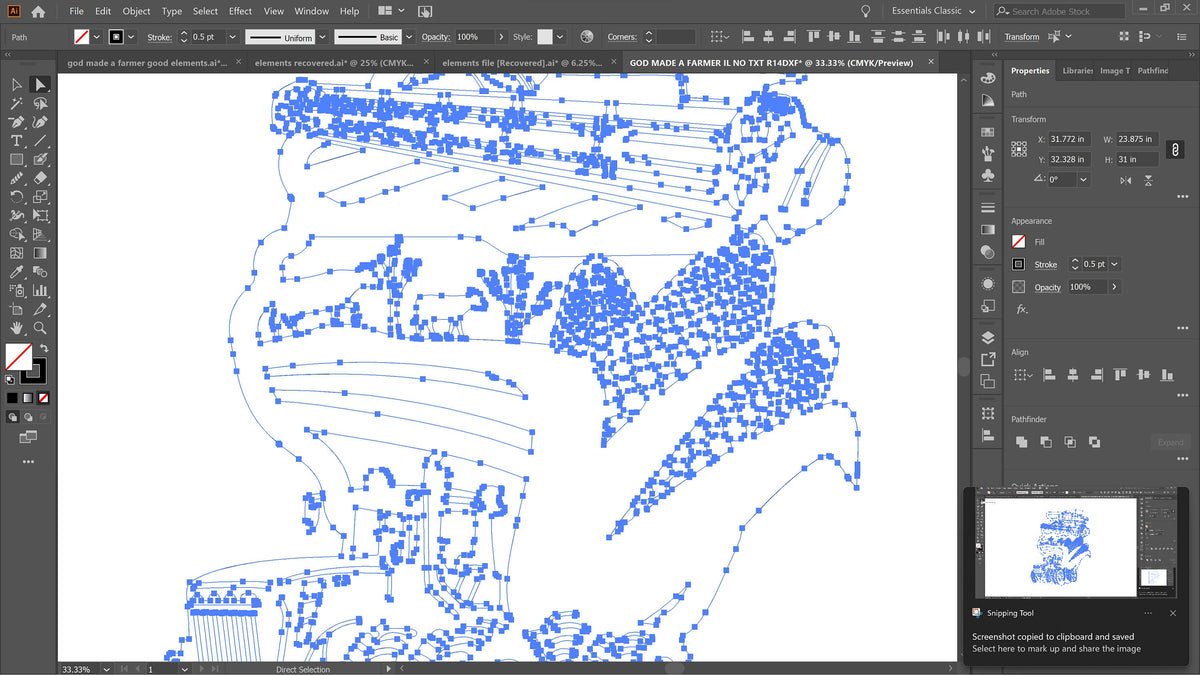 Illinois Farm Signs, Set of 2 vector paths in design software (photo 9)
