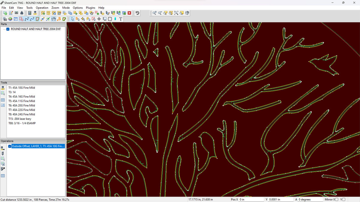 Tree of Life vector paths in design software (photo 6)