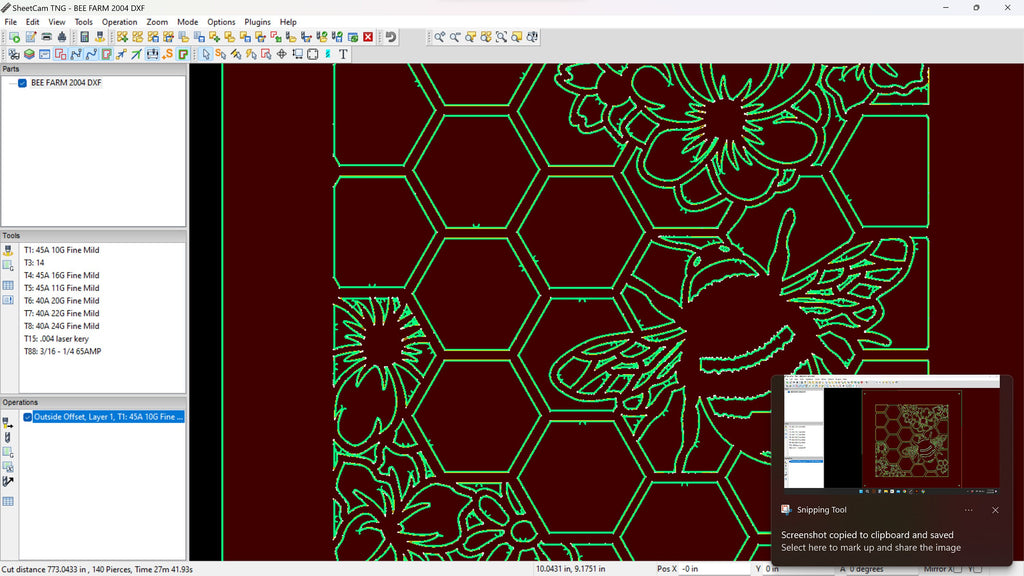 Personalized Bee Honeycomb Sign vector paths in design software (photo 9)