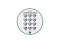 12 Candy Conversation Hearts Set DXF/SVG design preview with file details