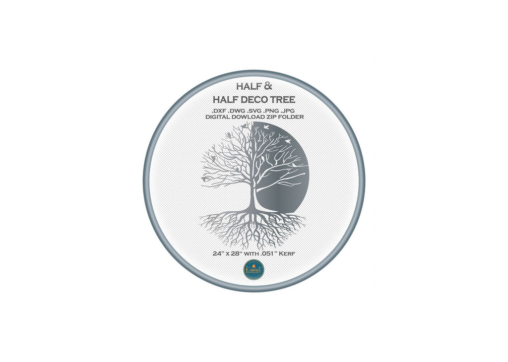 Tree of Life DXF/SVG design preview with file details