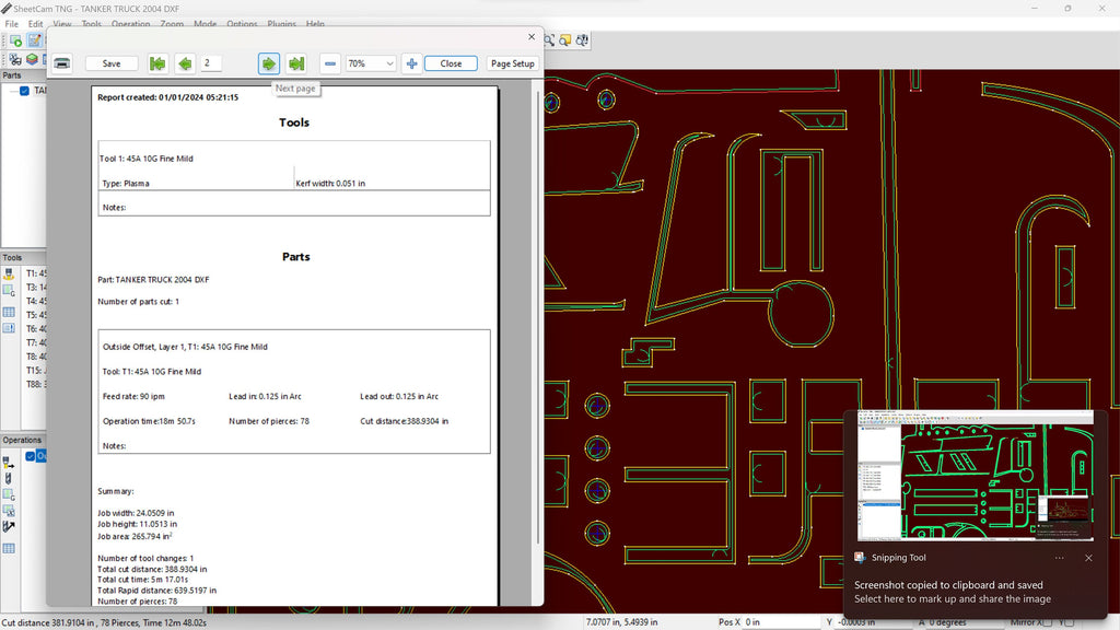 Tanker Semi Truck vector paths in design software (photo 7)
