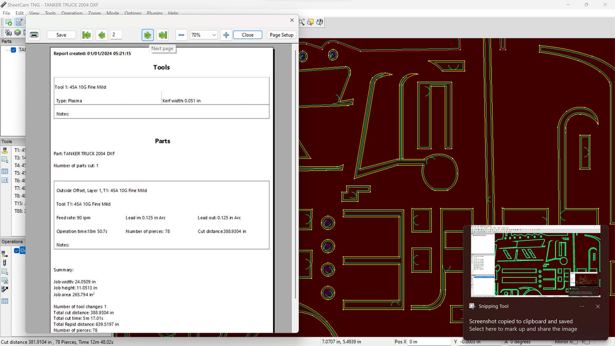 Tanker Semi Truck vector paths in design software (photo 7)