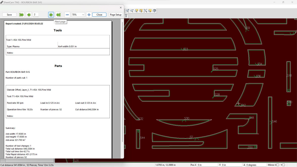 Bourbon Bar Round Banner Sign vector paths in design software (photo 6)