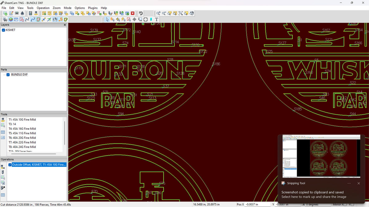 Bourbon Scotch Whiskey Bar Sign Bundle vector paths in design software (photo 7)