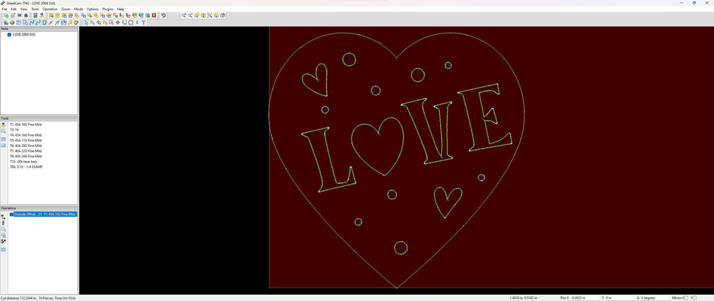 4 Hand-Lettered Valentine Hearts vector paths in design software (photo 4)