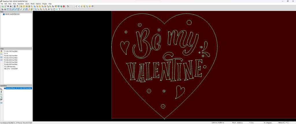 4 Hand-Lettered Valentine Hearts vector paths in design software (photo 7)