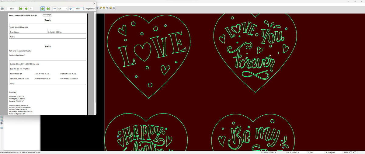 4 Hand-Lettered Valentine Hearts vector paths in design software (photo 10)