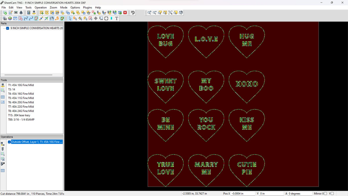 12 Candy Conversation Hearts Set vector paths in design software (photo 8)