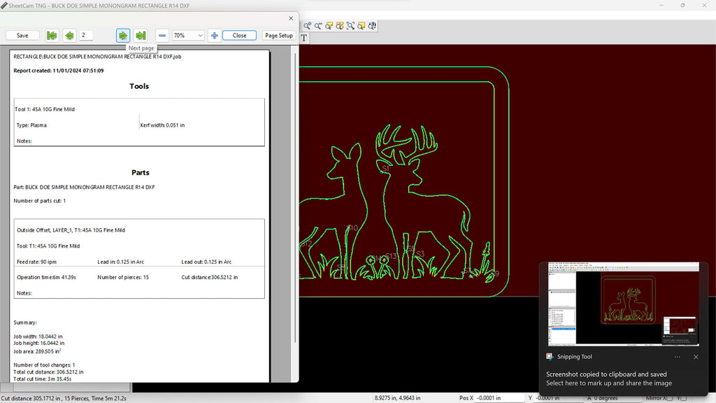Buck and Doe Deer Signs, Set of 3 vector paths in design software (photo 7)