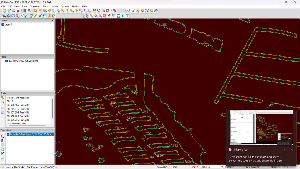 Farm Tractor Sign vector paths in design software (photo 7)