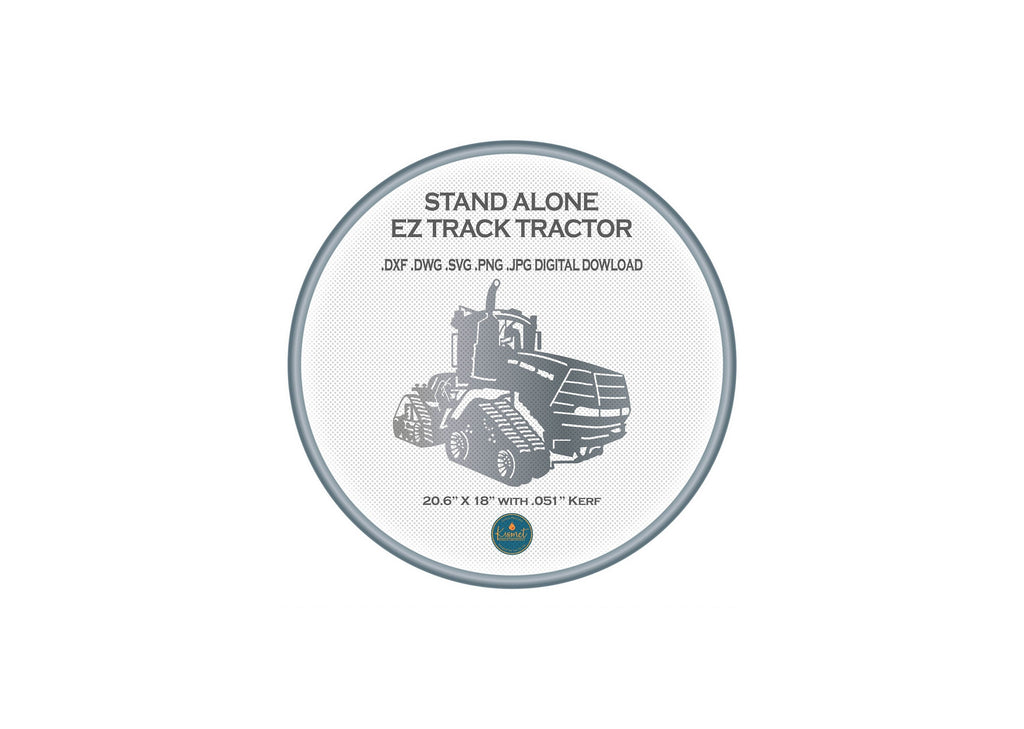 Farm Tractor Sign DXF/SVG design preview with file details