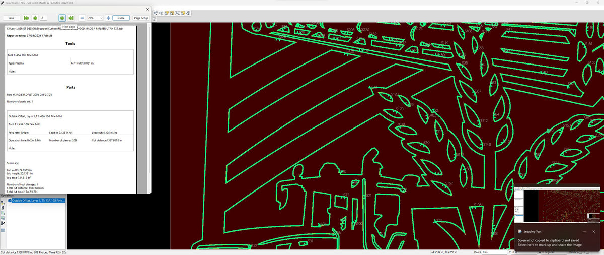 Utah So God Made a Farmer Sign vector paths in design software (photo 7)