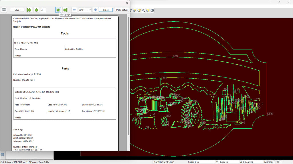 Farm Name Signs, Set of 4 vector paths in design software (photo 8)