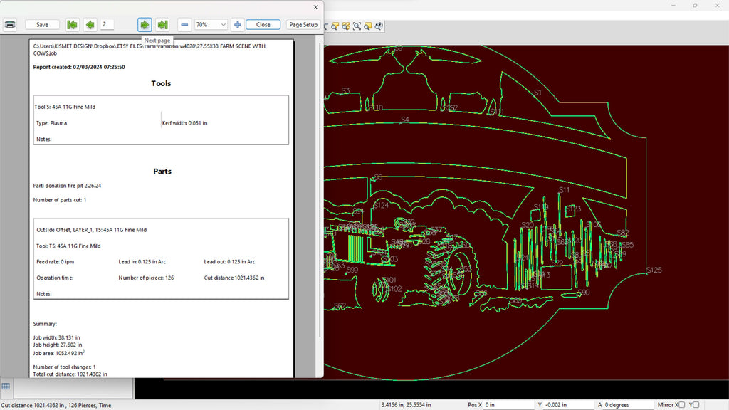 Farm Name Signs, Set of 4 vector paths in design software (photo 7)