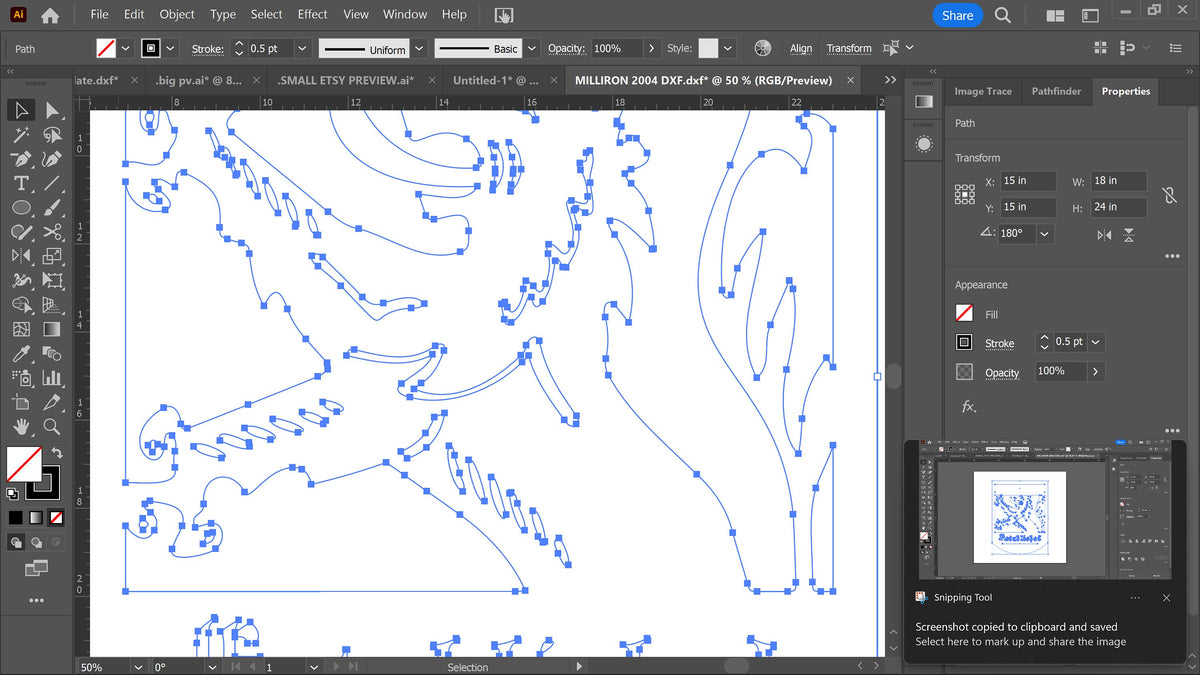 Lion Family Crest Monogram vector paths in design software (photo 6)