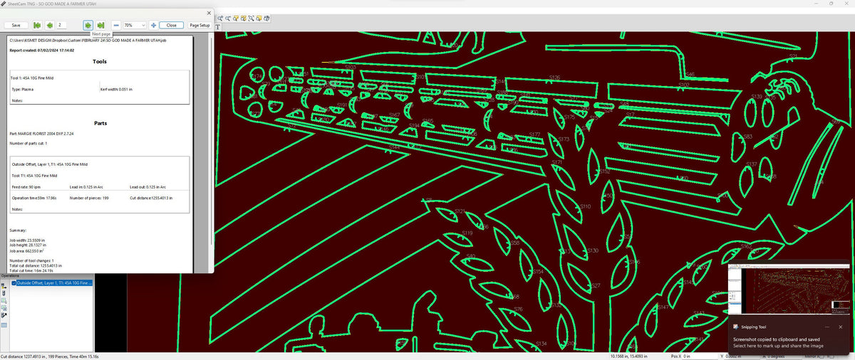 Utah Farm Scene Sign, No Lettering vector paths in design software (photo 8)