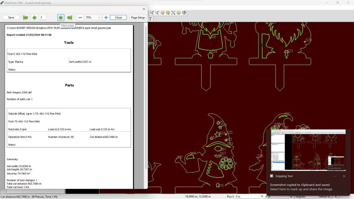 Gnome Garden Stake Bundle vector paths in design software