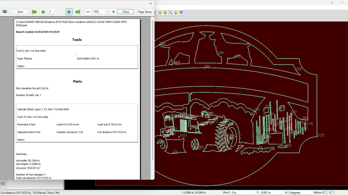 Farm Name Signs, Set of 4 vector paths in design software (photo 9)
