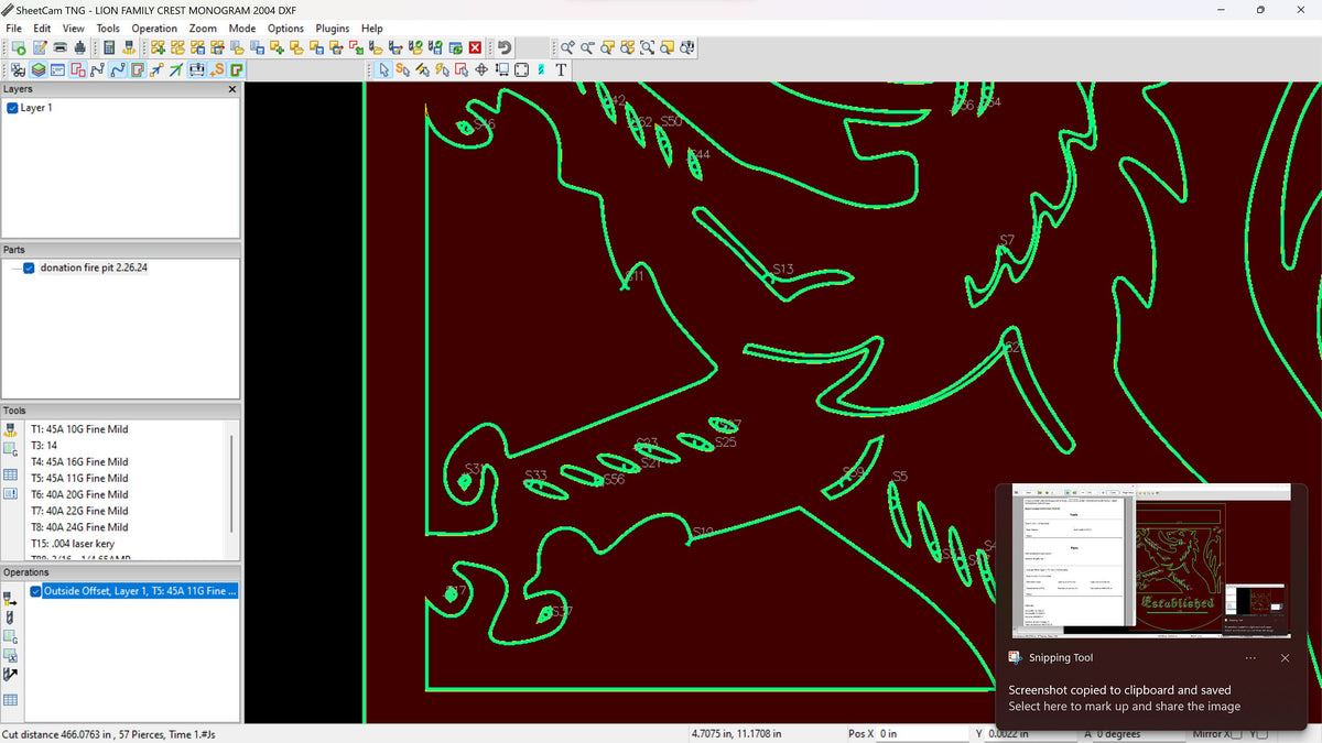 Lion Family Crest Monogram vector paths in design software (photo 7)