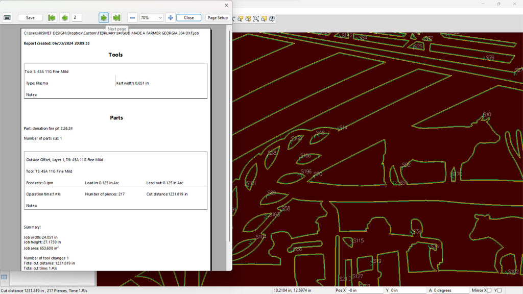 Georgia Farm Scene Sign, No Lettering vector paths in design software (photo 6)