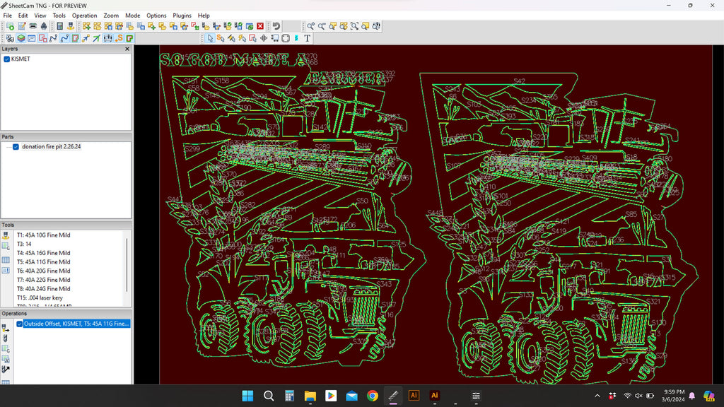 Georgia Farm Signs, Set of 2 vector paths in design software (photo 8)