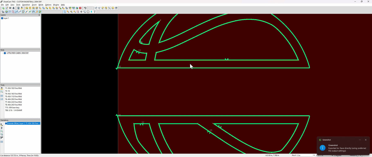 Personalized Basketball Sign vector paths in design software (photo 8)