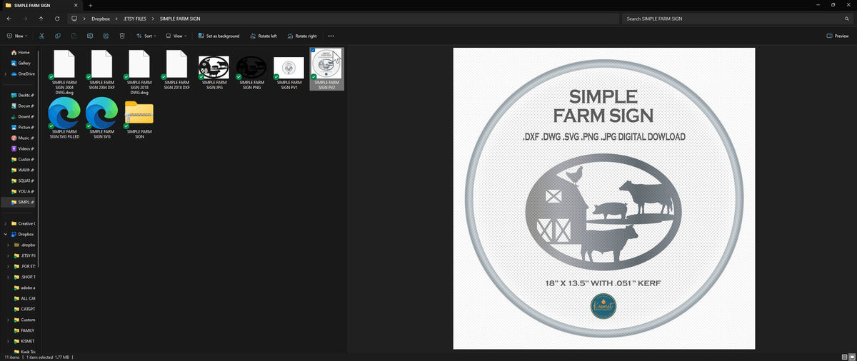 Farm Animals Barn Oval Sign vector paths in design software