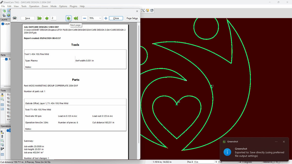 Custom Daycare Sign with Heart Emblem vector paths in design software