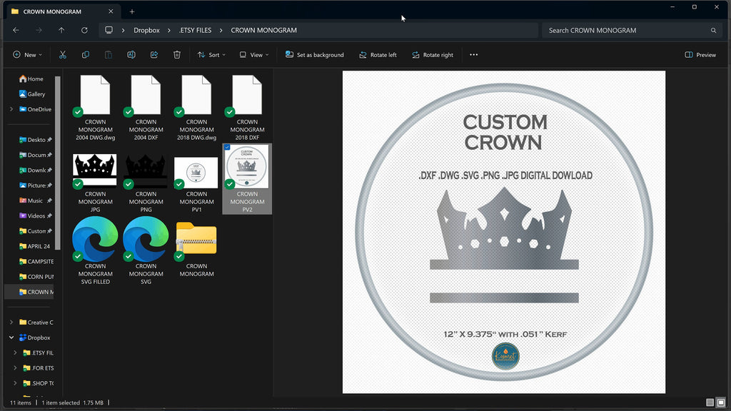 Princess Crown Name Sign vector paths in design software