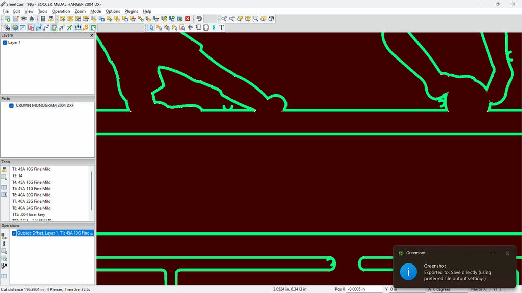 Soccer Medal Hanger vector paths in design software (photo 5)