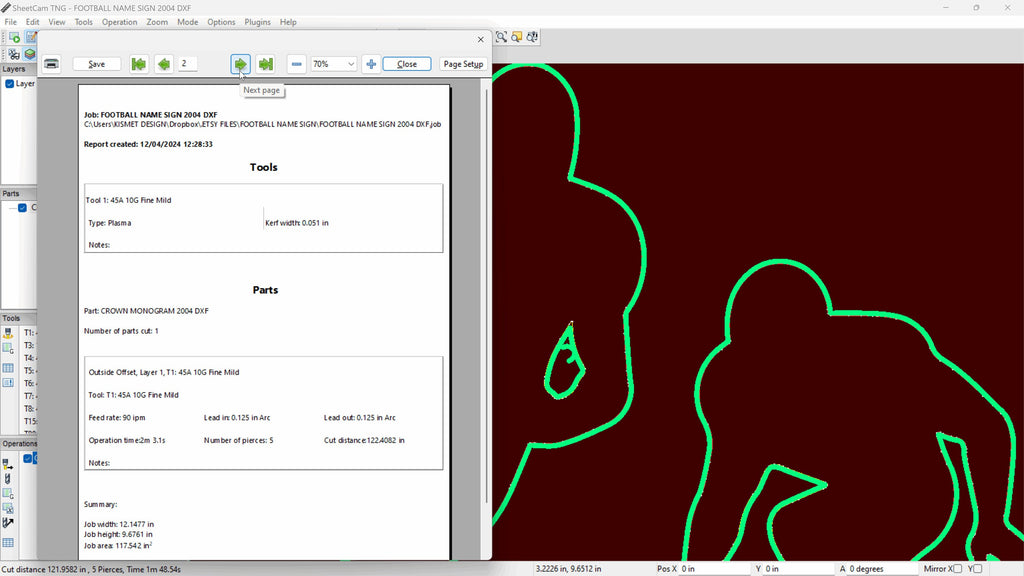 Football Name Sign vector paths in design software (photo 9)