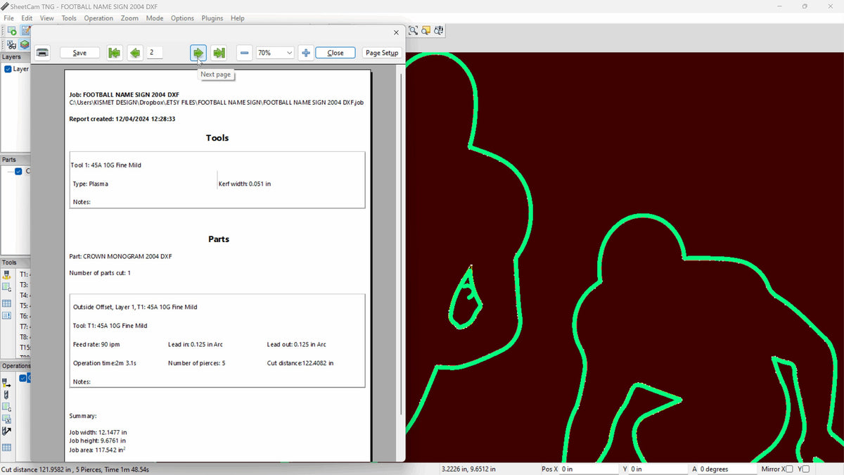 Football Name Sign vector paths in design software (photo 9)