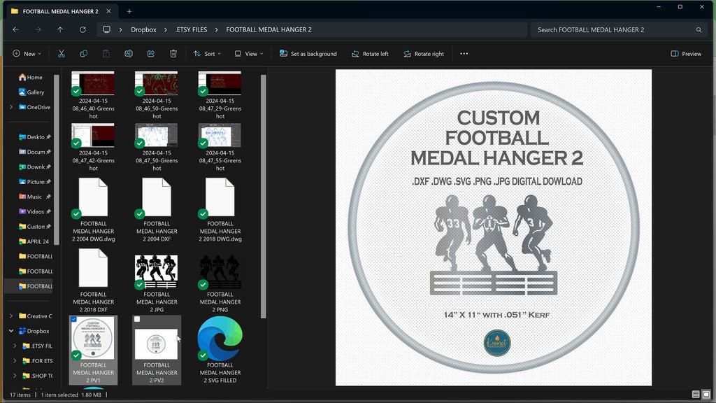 Football Medal Hanger, Standing Players vector paths in design software