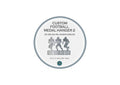 Football Medal Hanger, Standing Players DXF/SVG design preview with file details