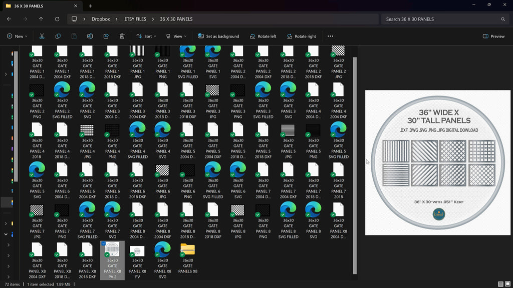 Railing Panel Bundle vector paths in design software