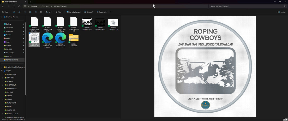 Roping Cowboys Horse Scene vector paths in design software