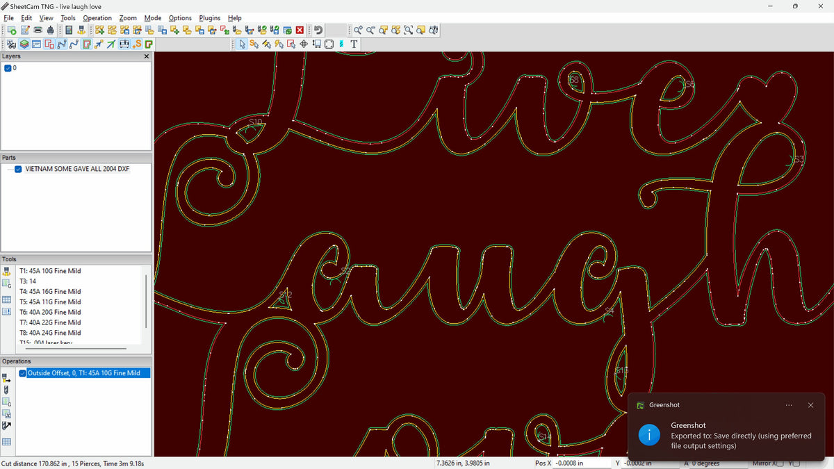 Live Laugh Love Script Sign vector paths in design software (photo 6)