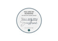 You Are My Sunshine Nursery Sign DXF/SVG design preview with file details