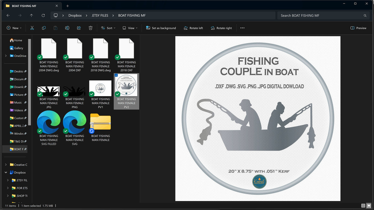 Fishing Sign vector paths in design software