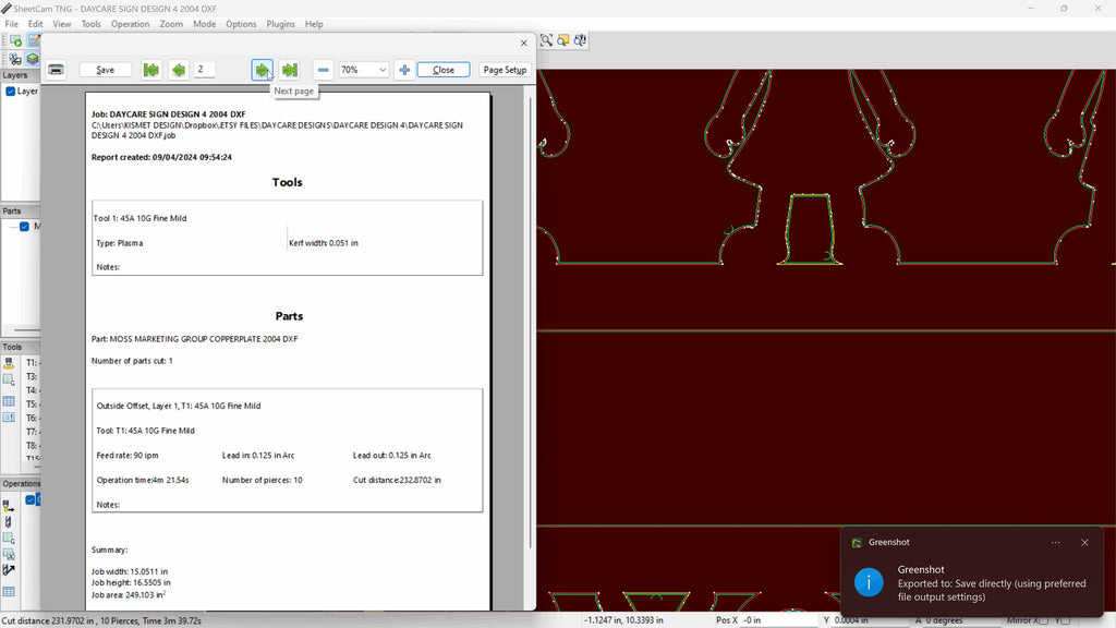 Three Kids Standing Daycare Name Sign vector paths in design software (photo 6)