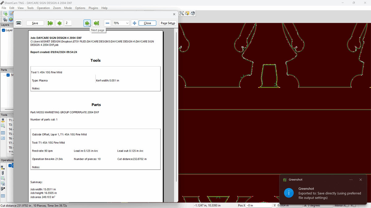 Three Kids Standing Daycare Name Sign vector paths in design software (photo 6)