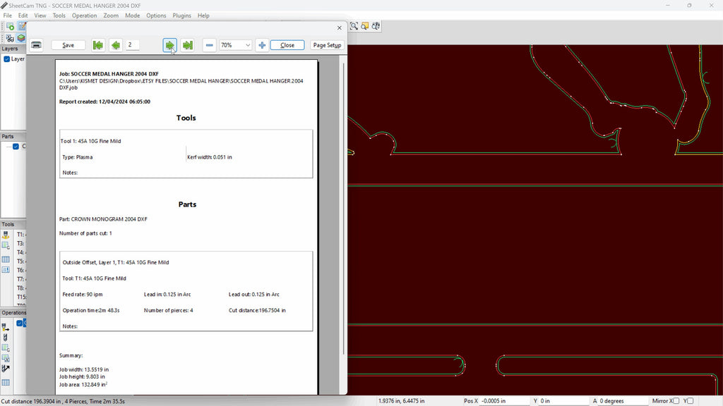Soccer Medal Hanger vector paths in design software (photo 6)