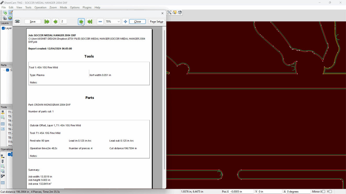 Soccer Medal Hanger vector paths in design software (photo 6)