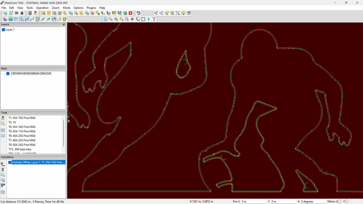 Football Name Sign vector paths in design software (photo 7)
