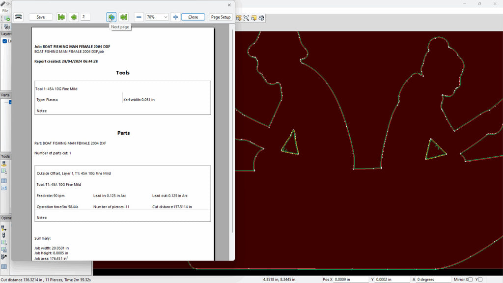 Fishing Sign vector paths in design software (photo 7)