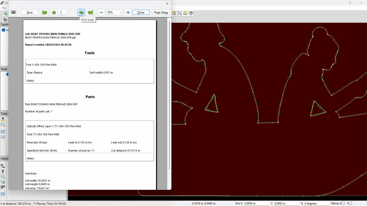 Fishing Sign vector paths in design software (photo 7)