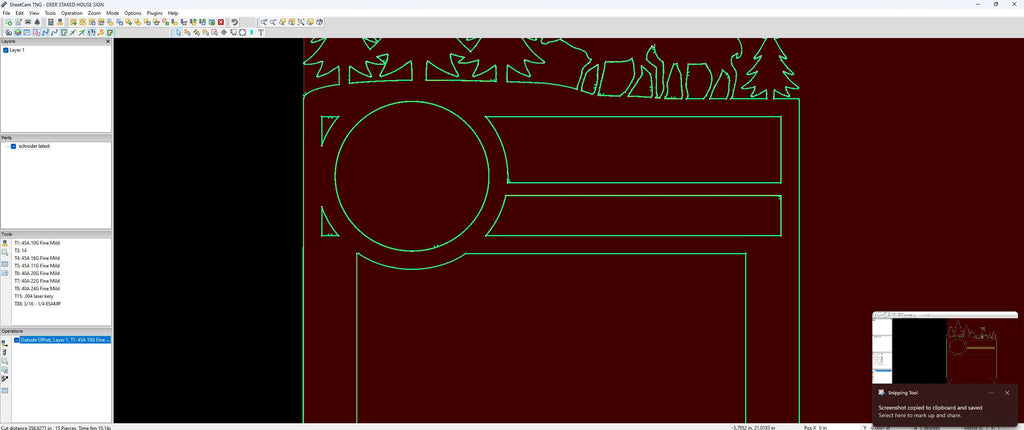 Staked Address Sign vector paths in design software (photo 5)
