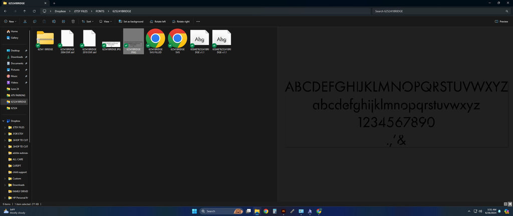 Thin Sans Bridged Stencil Font vector paths in design software