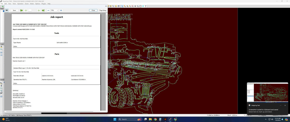 Texas So God Made a Farmer Sign vector paths in design software (photo 6)